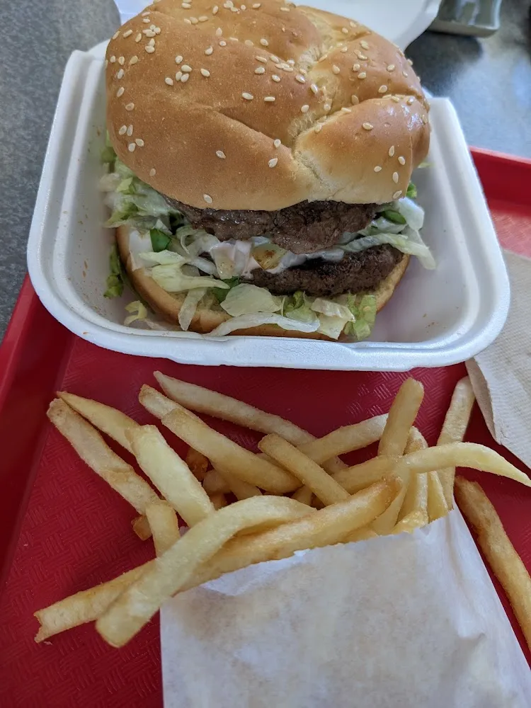 dbl 1 4 Pound Burger with Fries